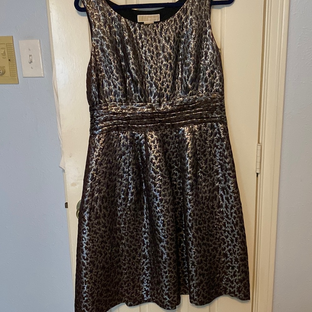Michael Kors, leopard print dress, size 12